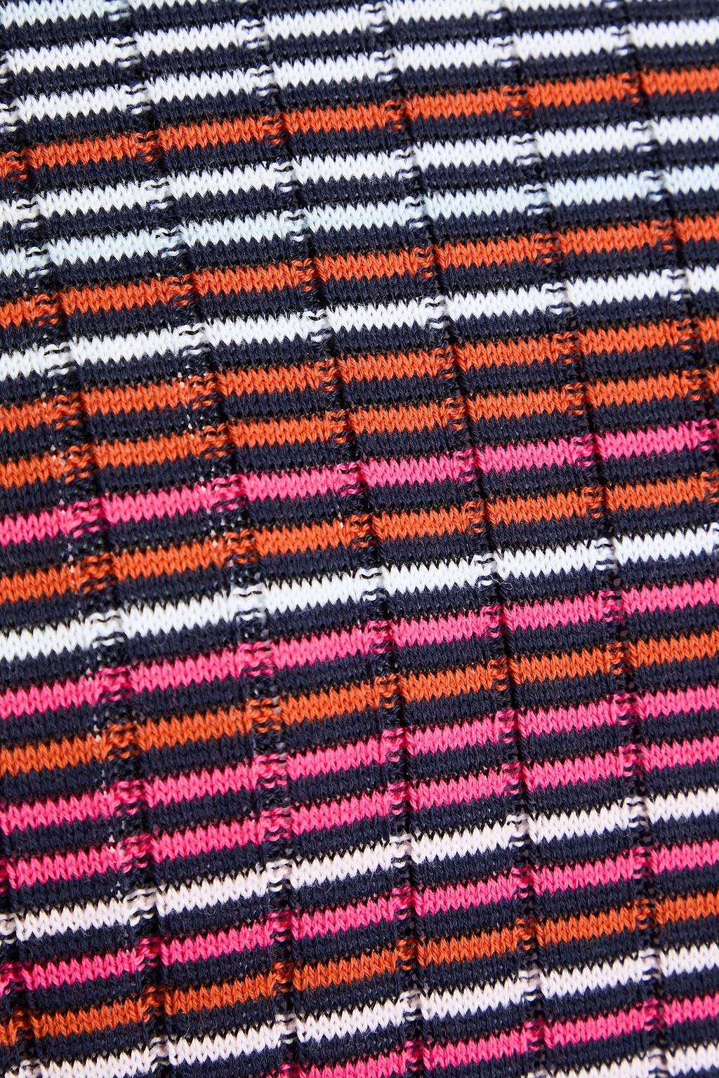 MISSONI بلوزة من مزيج من القطن بتصميم مضلّع ومخطط