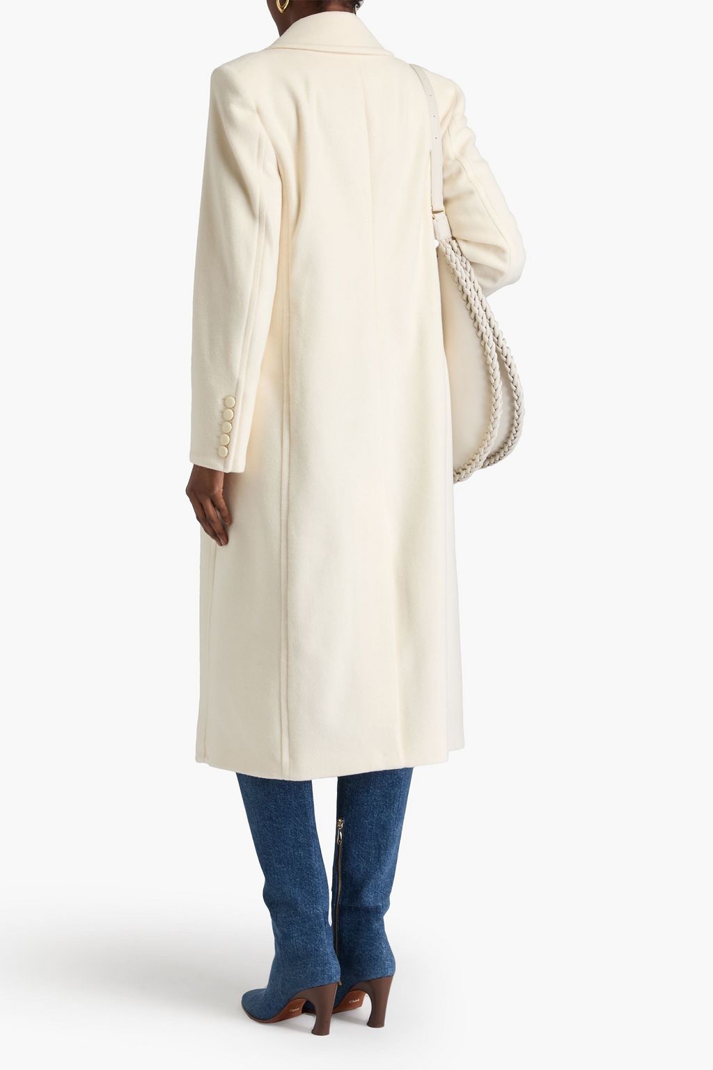 VERONICA BEARD Nalida Dickey double-breasted wool and cashmere-blend felt coat