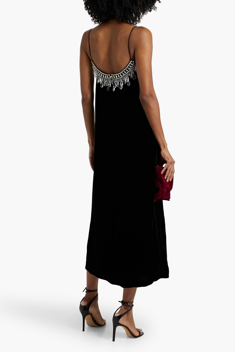 Zimmermann Matchmaker Diamante Slipdress In Black