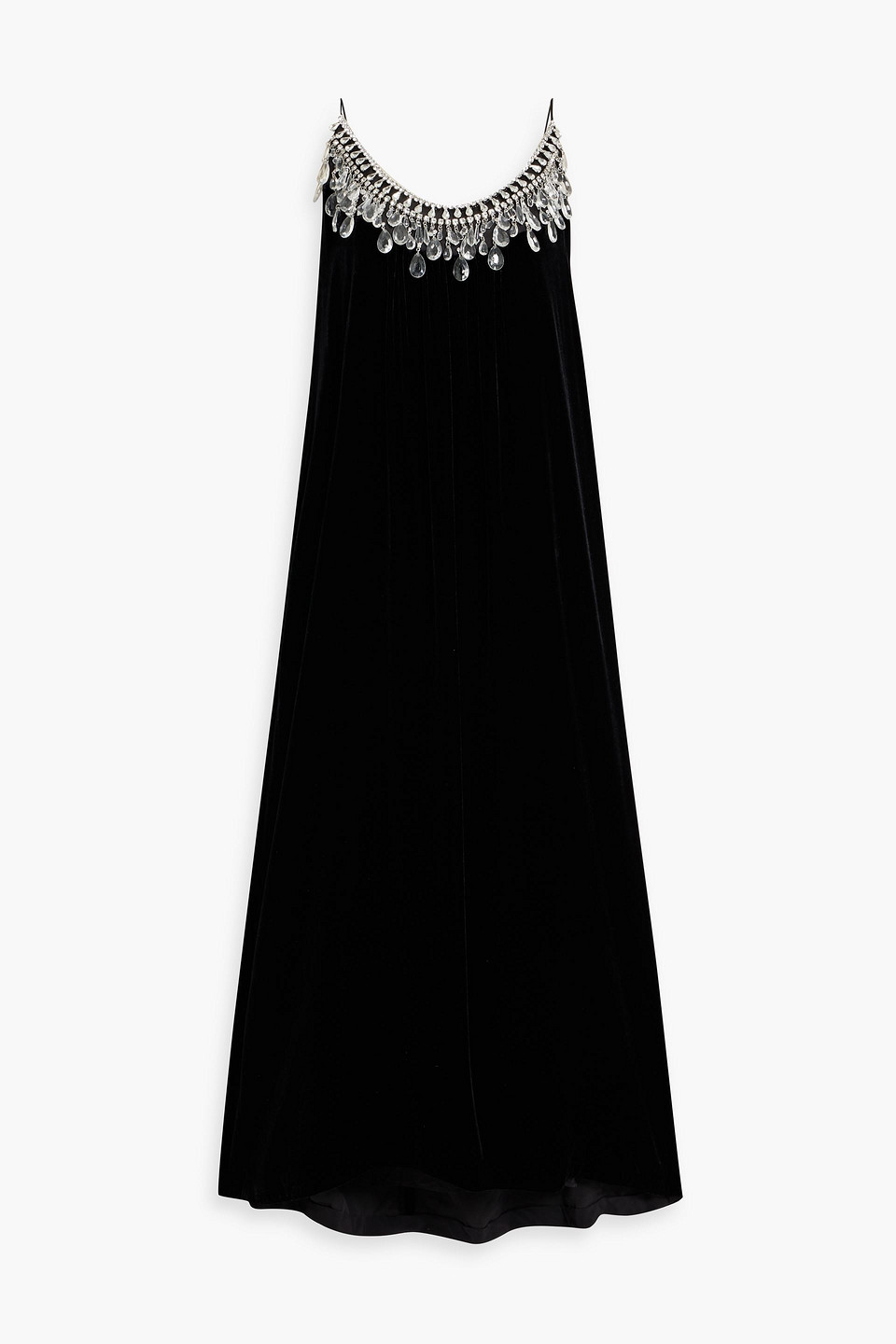 Zimmermann Matchmaker Diamante Slipdress In Black
