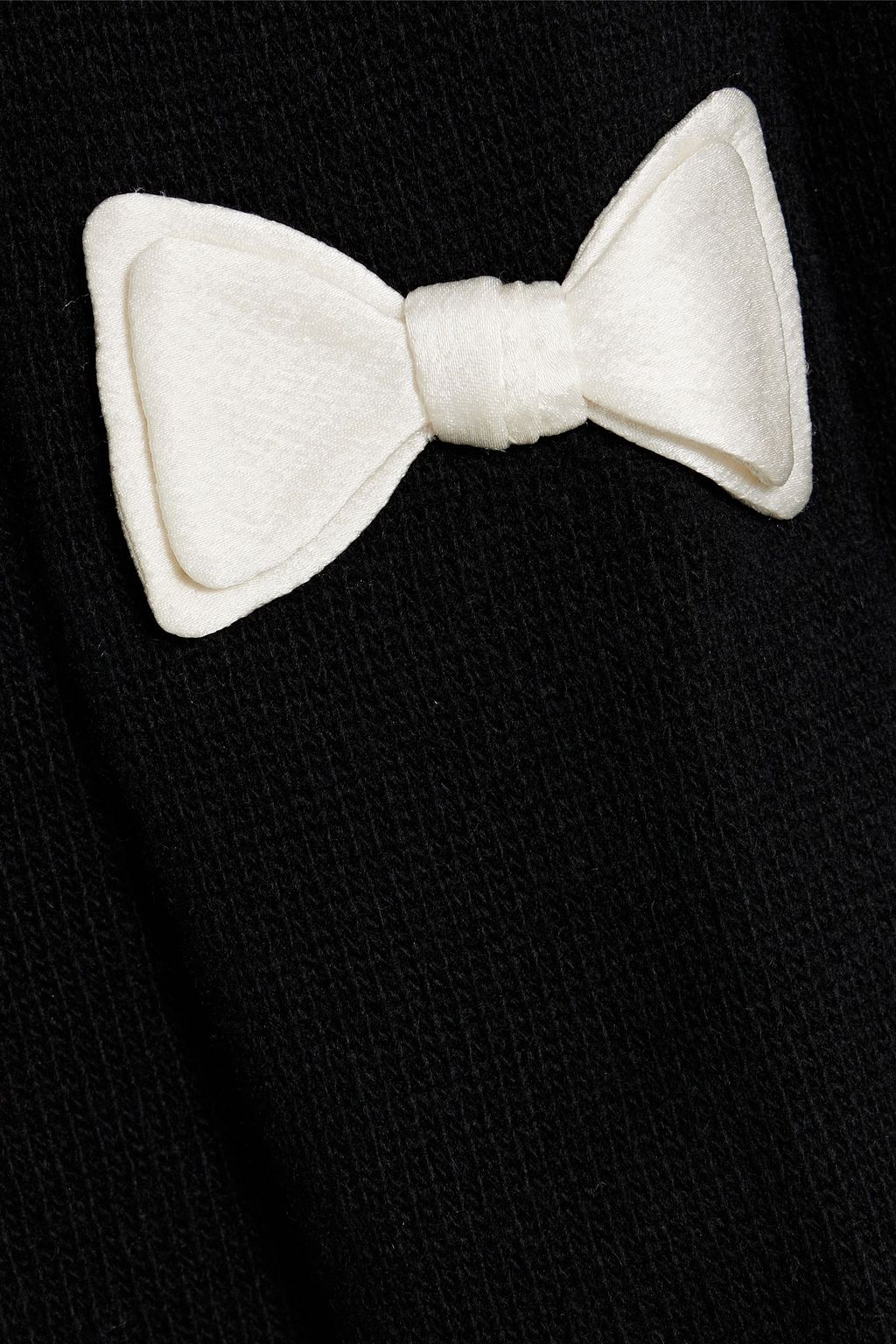 VALENTINO GARAVANI Bow-detailed wool and cashmere-blend sweater