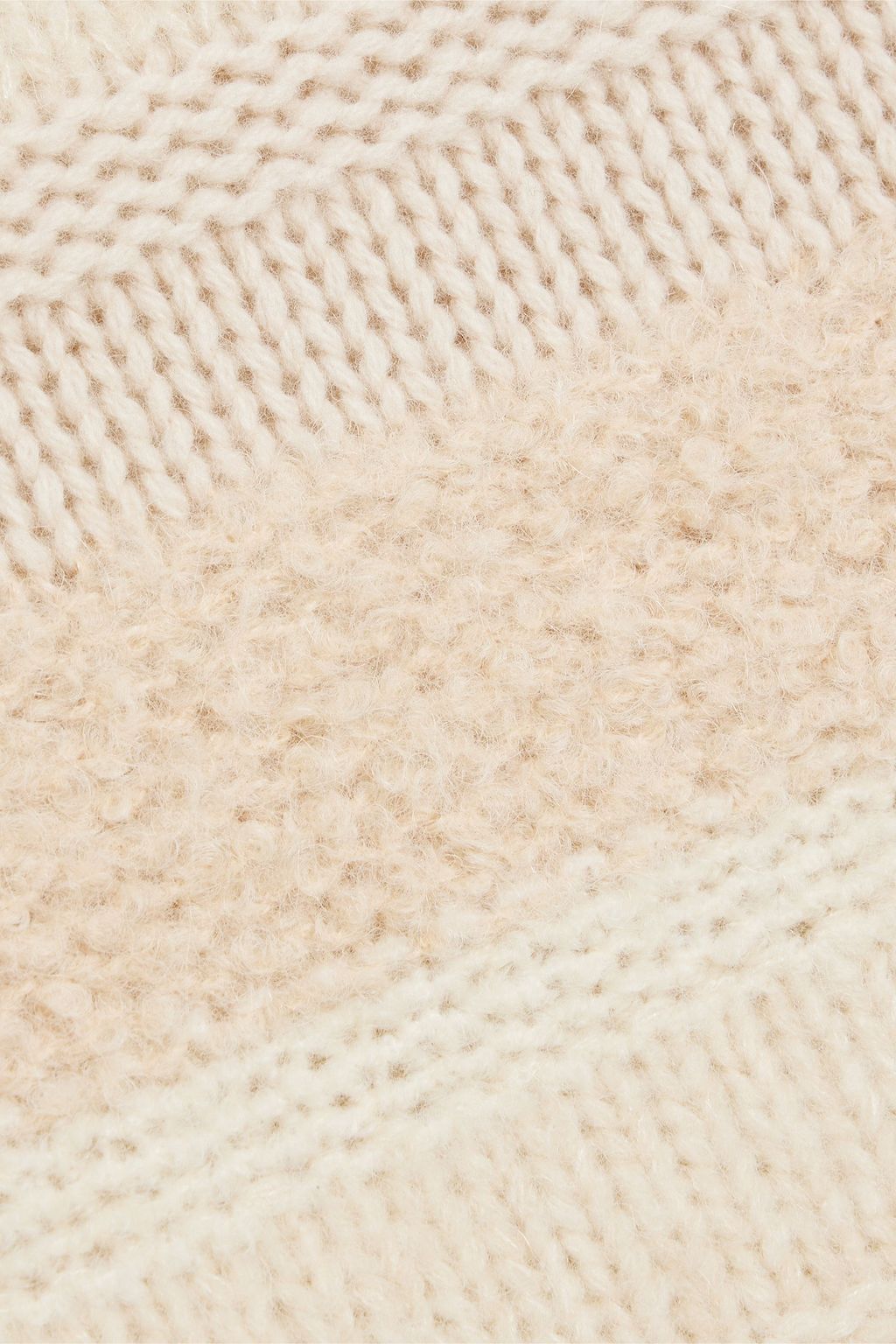 ZIMMERMANN كنزة رياضية بياقة عالية محبوكة بتصميم مخطط