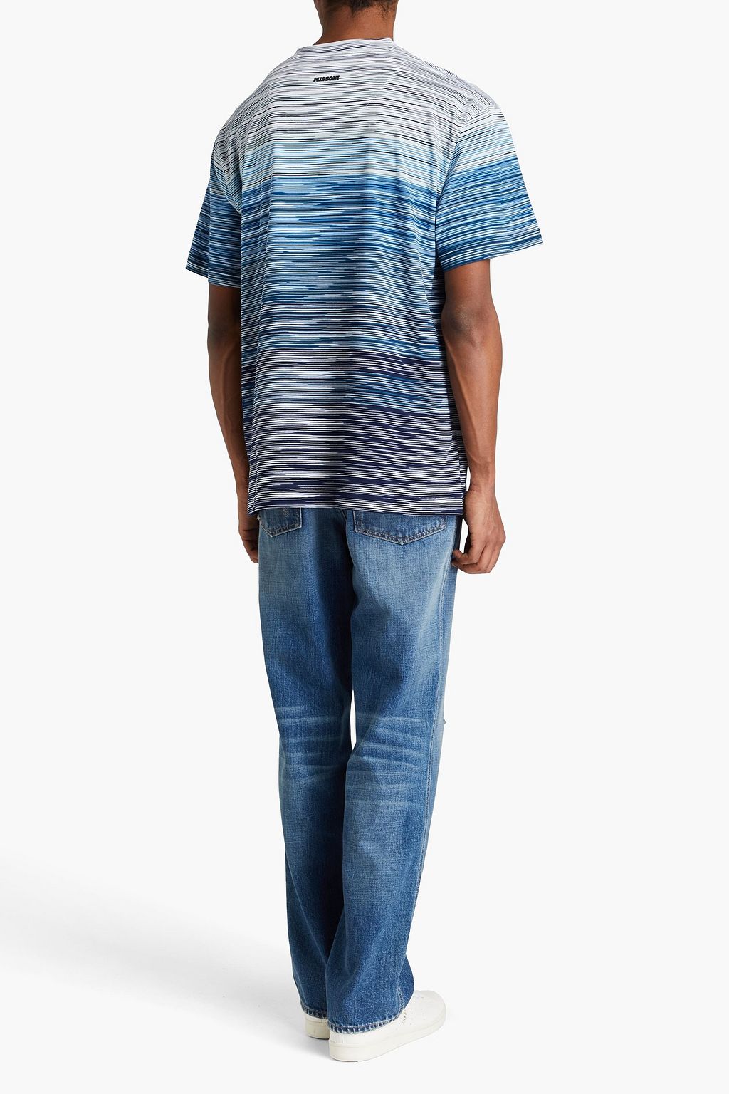 MISSONI 스페이스 다이 코튼 저지 티셔츠