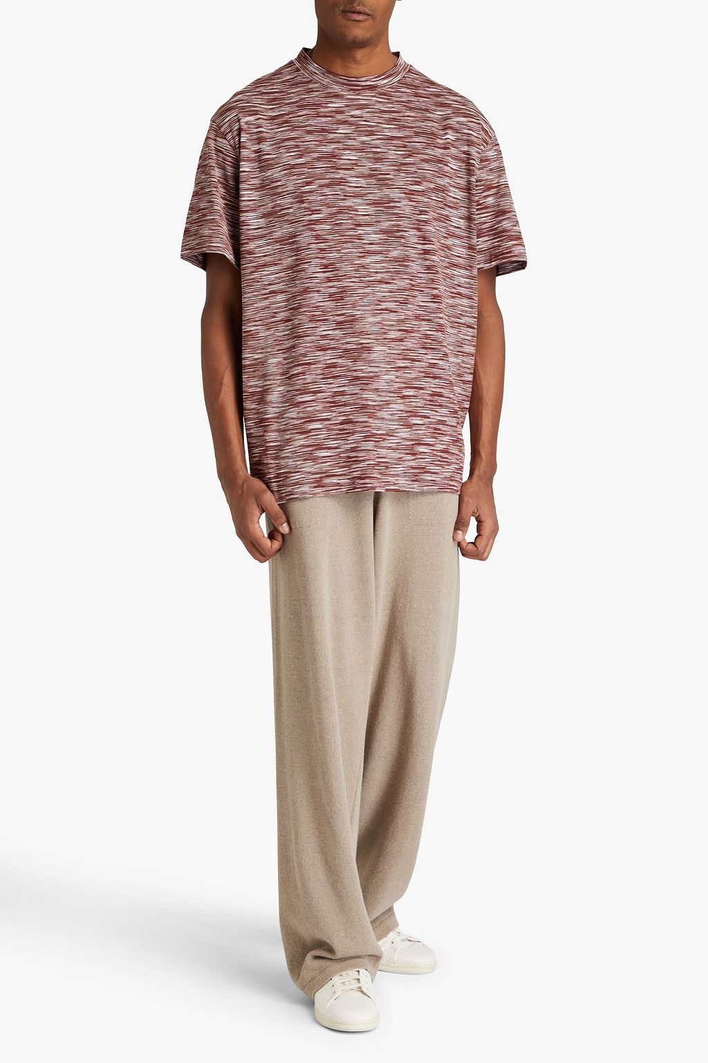 MISSONI تي شيرت من قطن جيرسي بألوان متداخلة