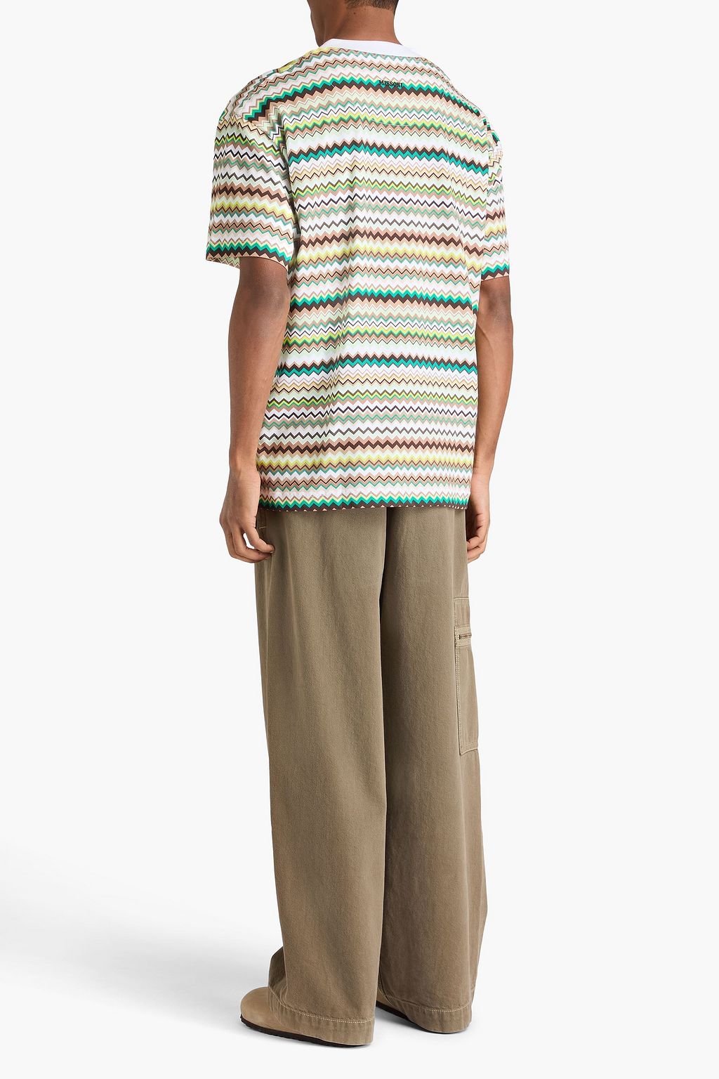 MISSONI Printed cotton-jersey T-shirt