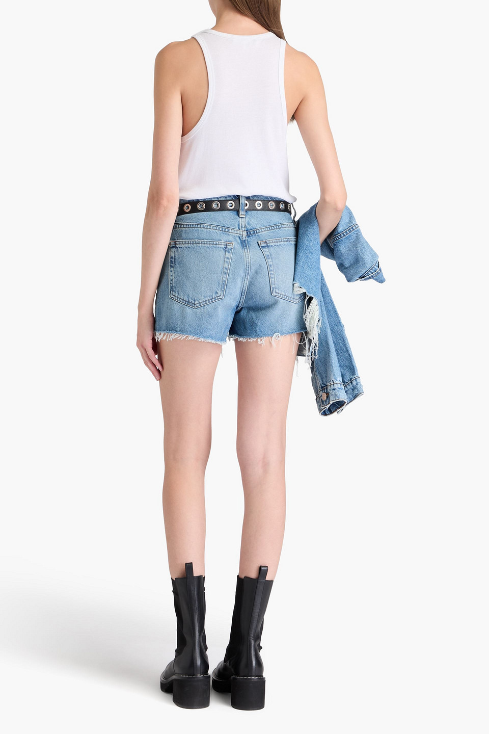 FRAME LE BRIGITTE DENIM SHORTS