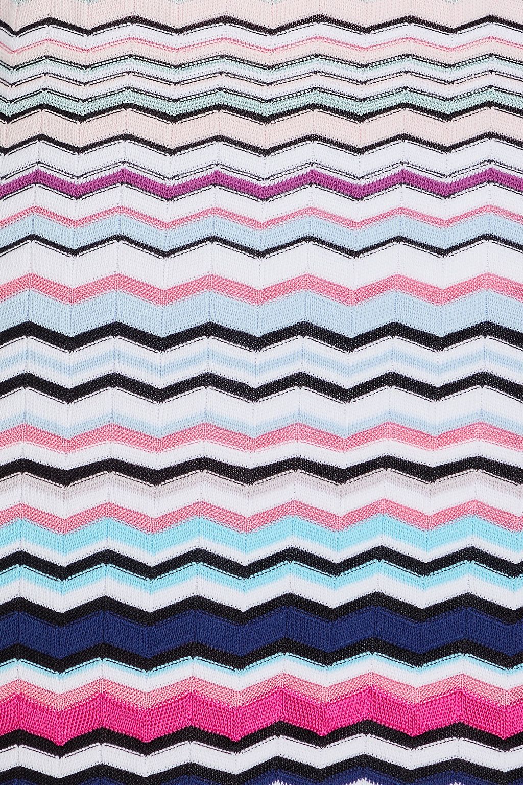 MISSONI فستان قصير من مزيج من القطن بحبكة كروشيه