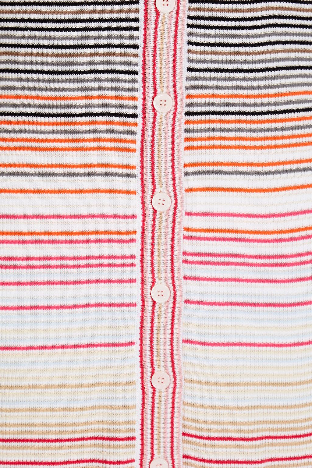 MISSONI كارديغان مخطط من مزيج من القطن بتصميم مضلّع