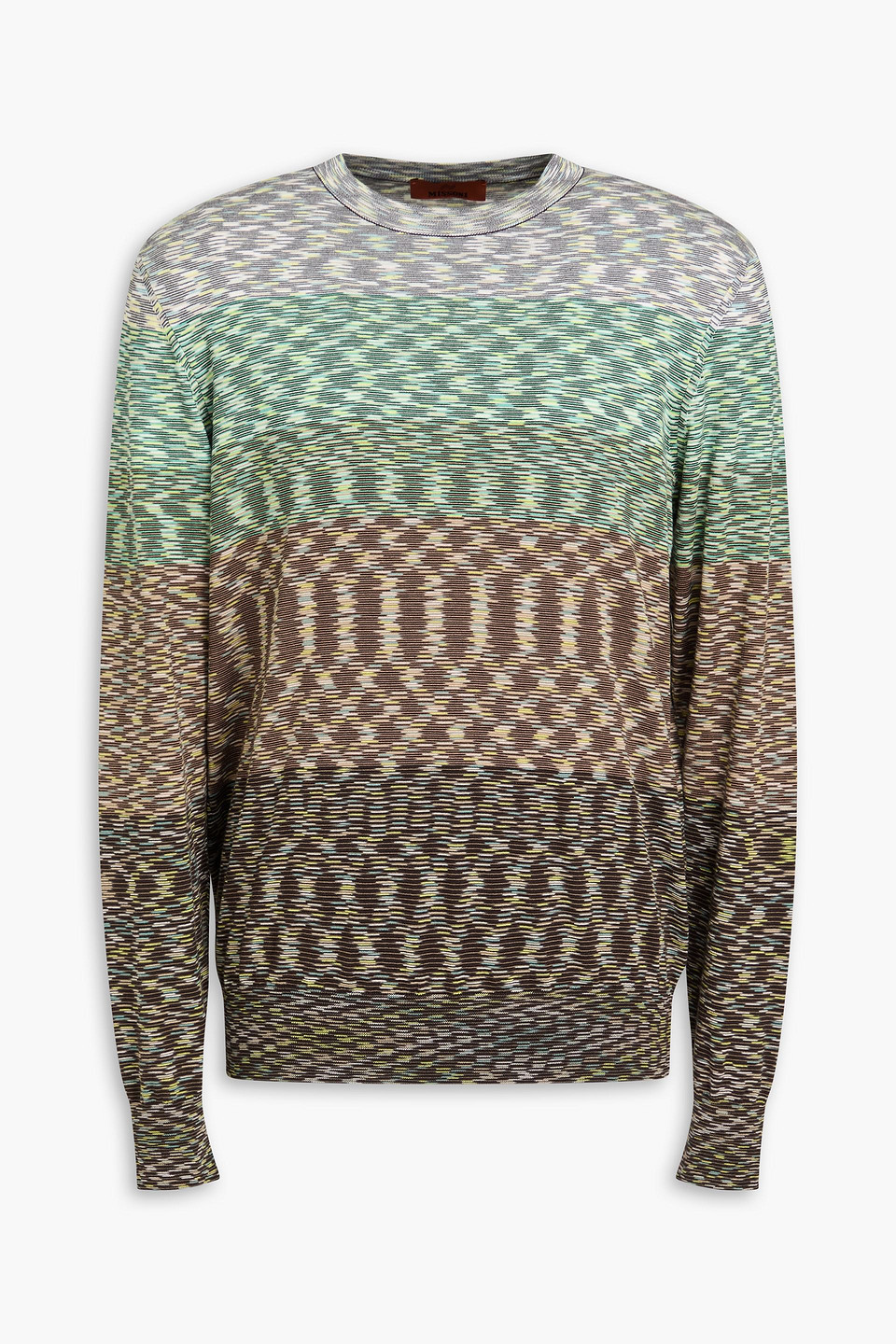 Missoni Space-dyed Cotton Jumper In Multicolor