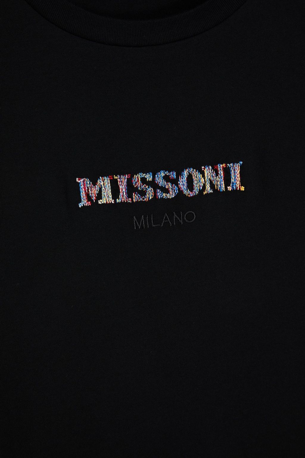 MISSONI Embroidered cotton-jersey T-shirt