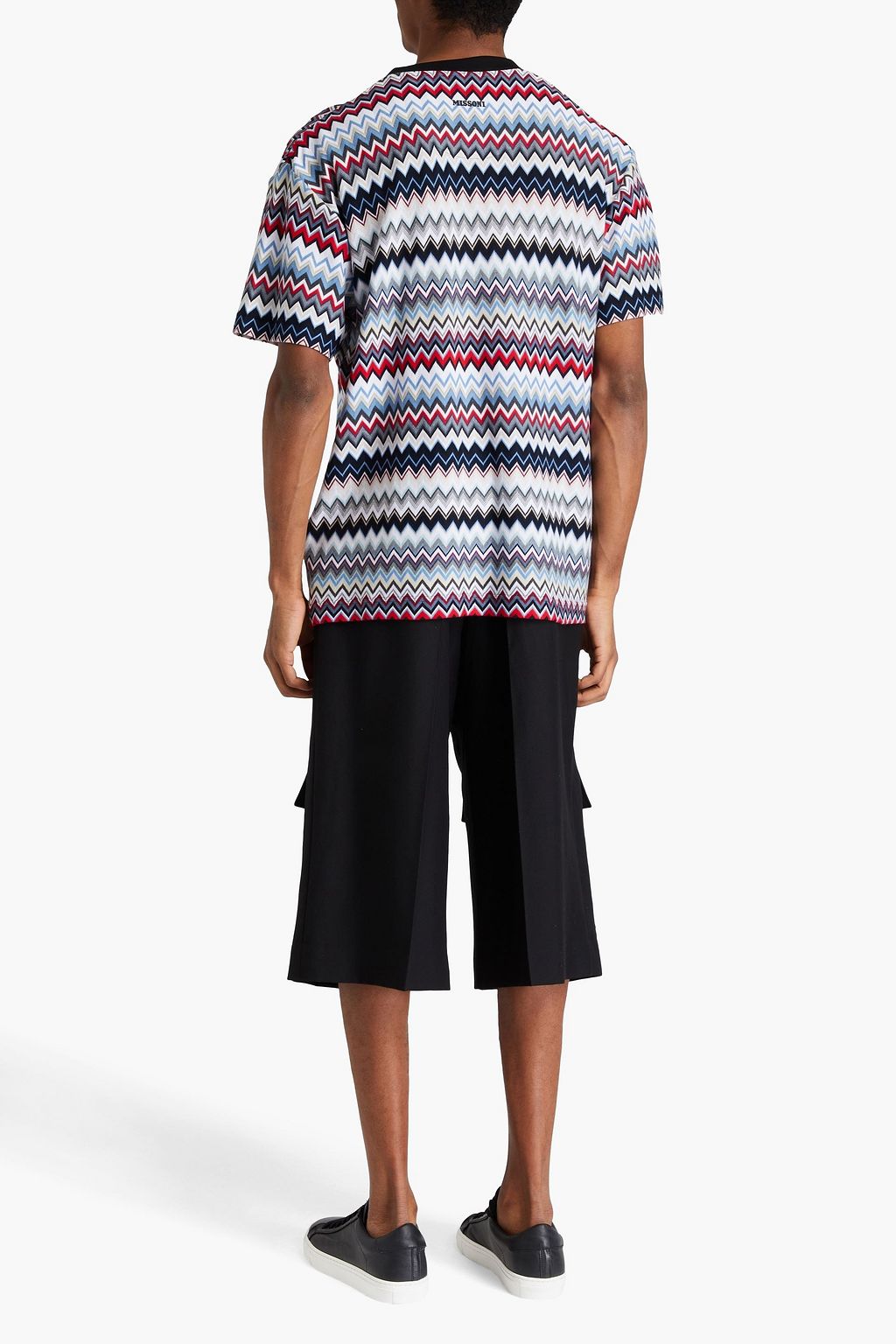 MISSONI تي شيرت من القطن بحبكة كروشيه