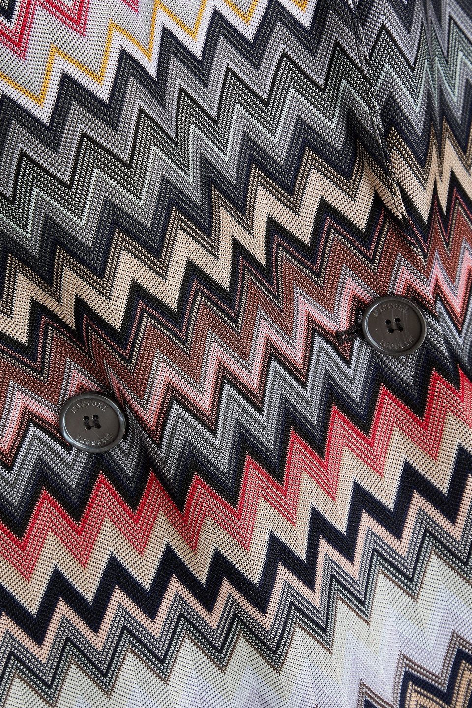 Missoni Crochet-knit Cotton-blend Blazer In Multicolor