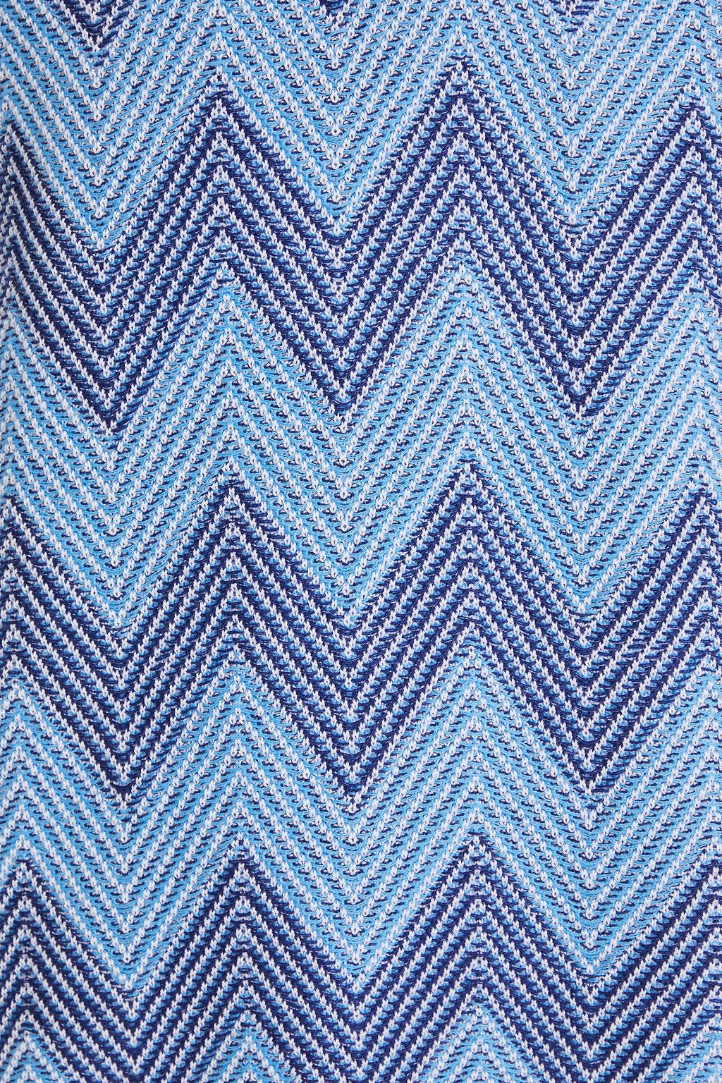 MISSONI 자카드 니트 코튼 폴로 셔츠