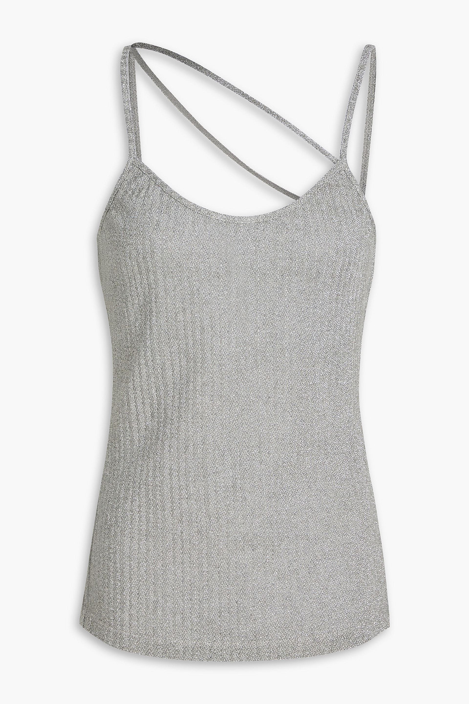 Missoni Metallic-threading Top In Grau