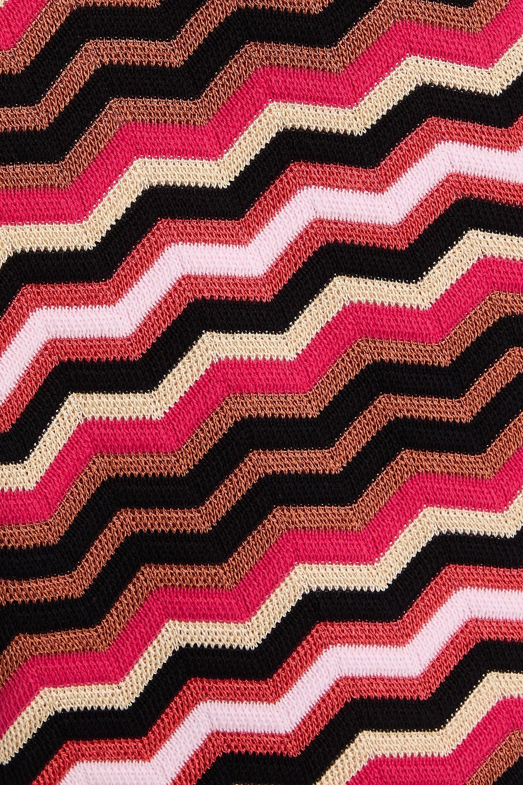 MISSONI قميص بولو من مزيج من القطن المحبوك بحبكة كروشيه