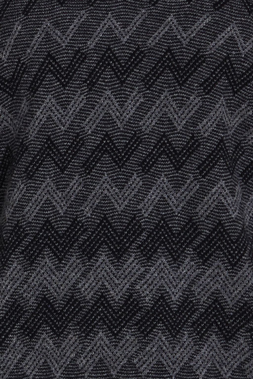 MISSONI كنزة رياضية من الكشمير بحبكة كروشيه