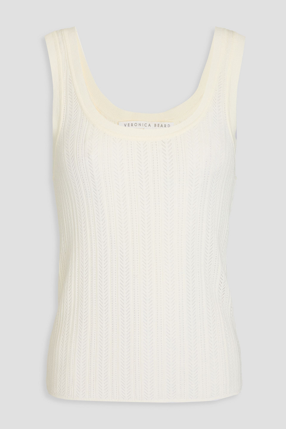 Veronica Beard - Cotton-blend twill mini dress - White - L