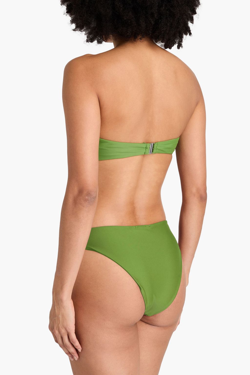 VERONICA BEARD Carper ring-embellished bandeau bikini top