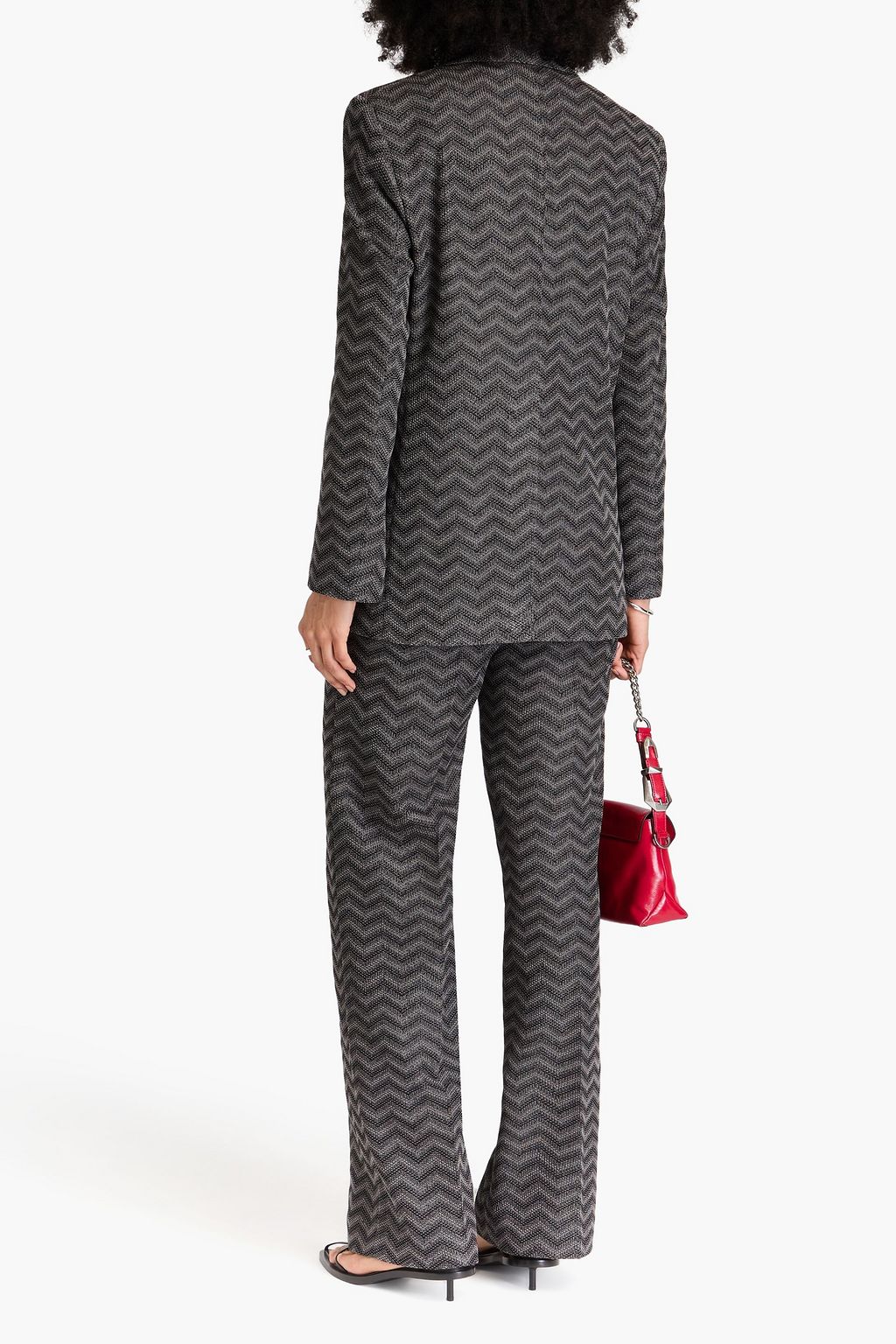 MISSONI بليزر من القطن بحبكة كروشيه