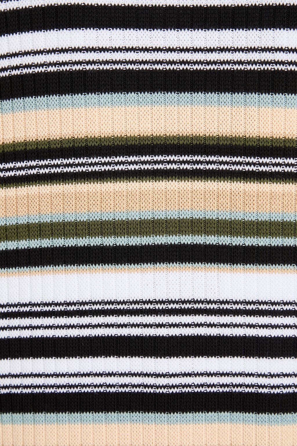 MISSONI كنزة رياضية مخططة من القطن بتصميم مضلّع