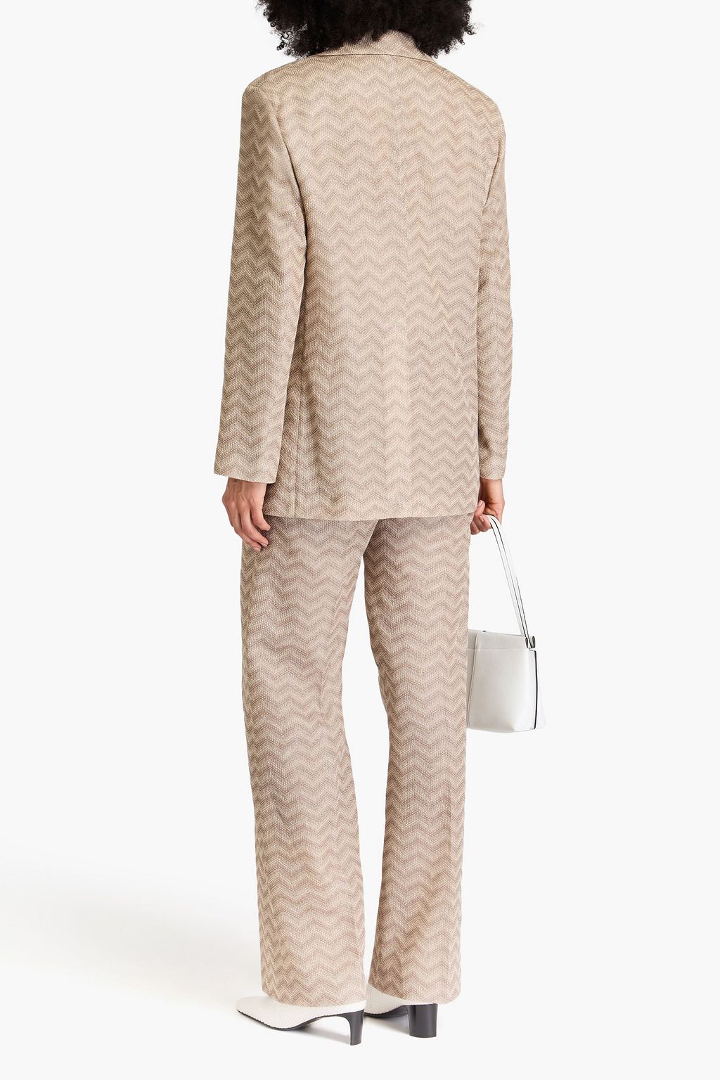 MISSONI Crochet-knit cotton blazer