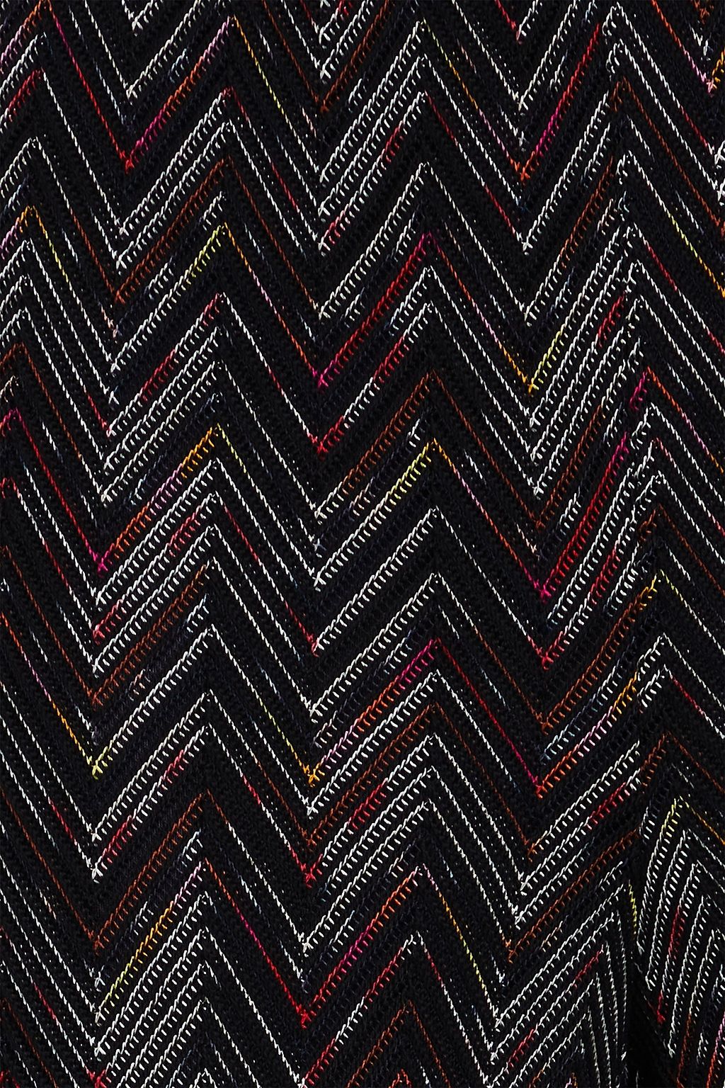 MISSONI بنطلون بأرجل واسعة من مزيج الصوف بحبكة كروشيه