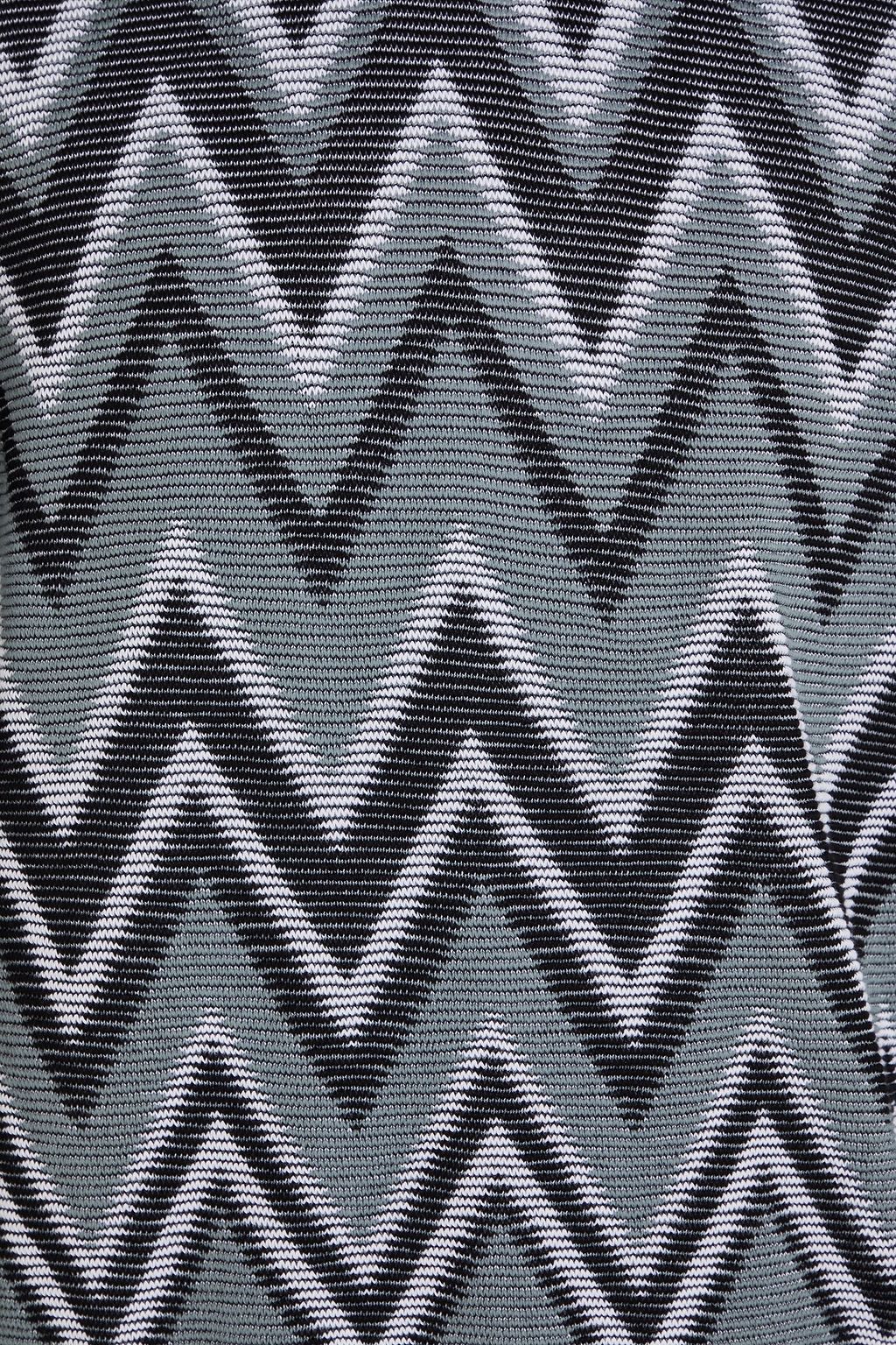 MISSONI 투톤 가죽 하이탑 스니커즈