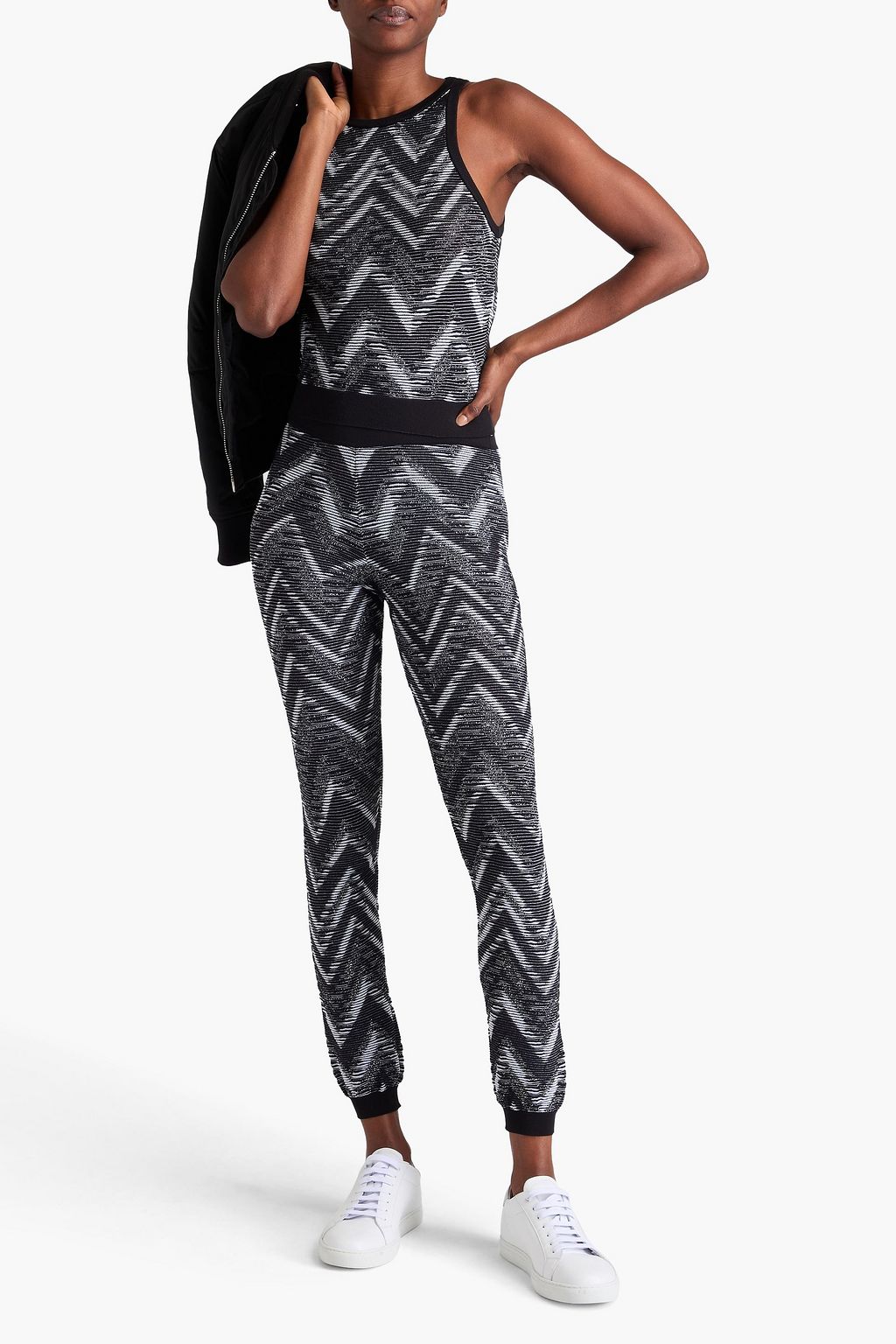 MISSONI بنطال رياضي من نسيج بحبكة كروشيه