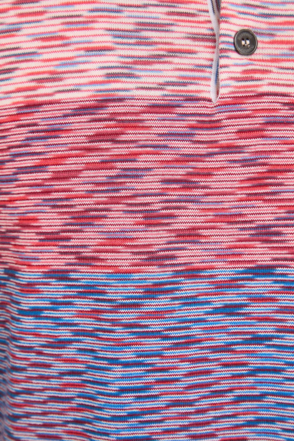MISSONI 스페이스 다이 코튼 폴로 셔츠