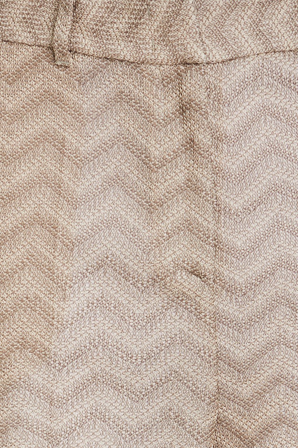 MISSONI بنطلون بأرجل مستقيمة من القطن بحبكة كروشيه