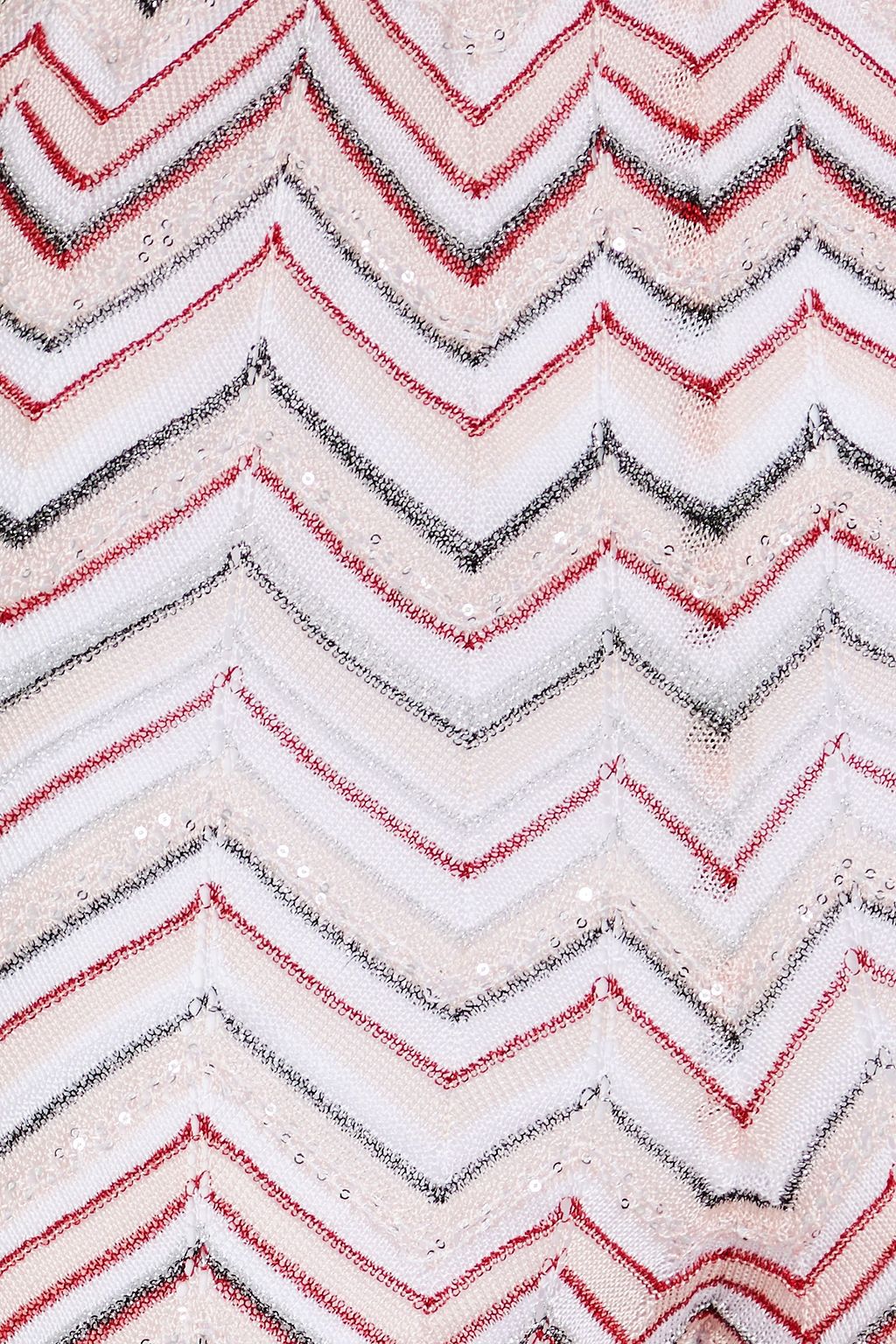 MISSONI بنطال بأرجل واسعة بحبكة كروشيه مزين بأقراص برّاقة