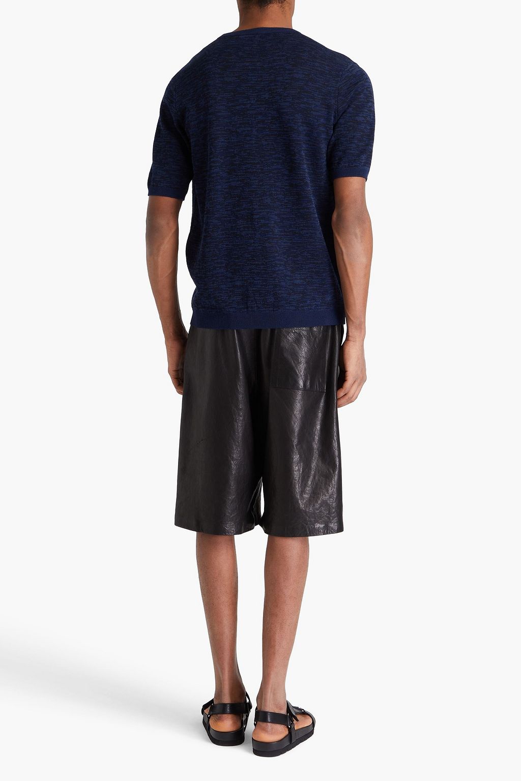 MISSONI T-Shirt aus Jacquard-Strick aus einer Baumwollmischung in Space-Dye-Optik