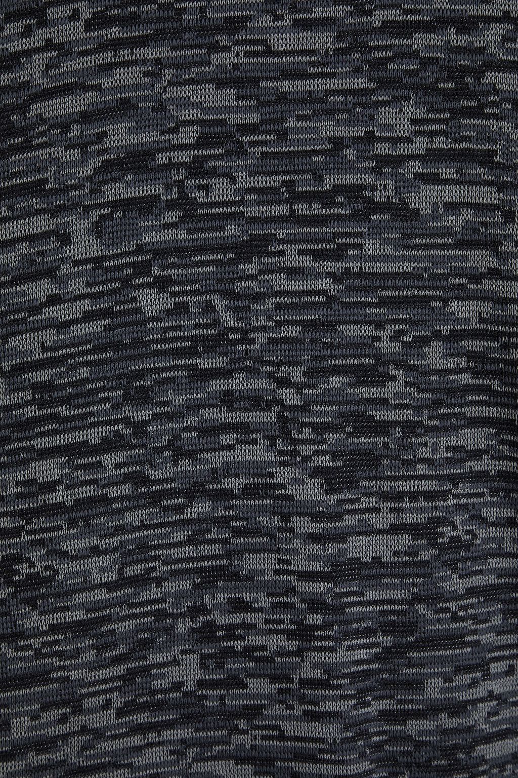 MISSONI تي شيرت من مزيج من القطن بحبكة الجاكار بألوان متداخلة