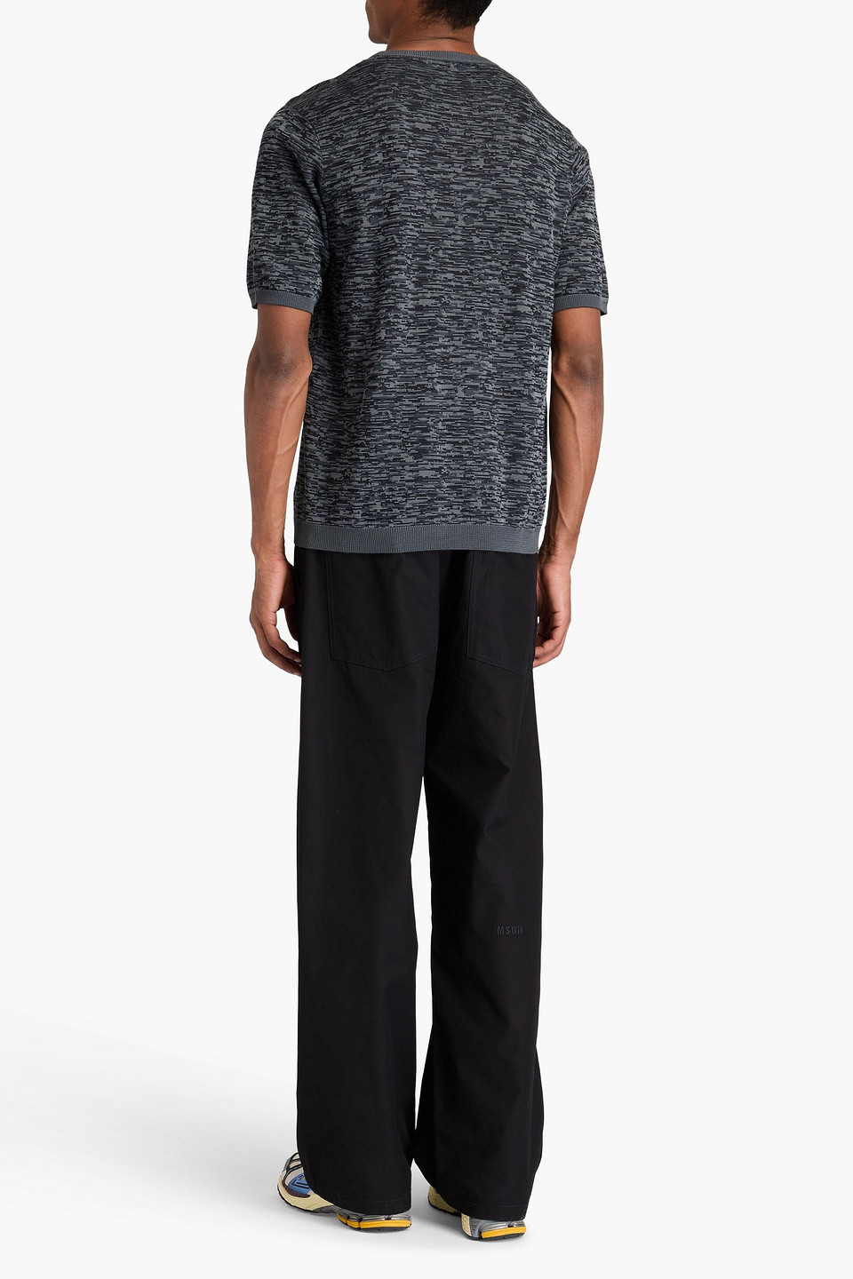 Missoni Space-dyed T-shirt In Dark Gray