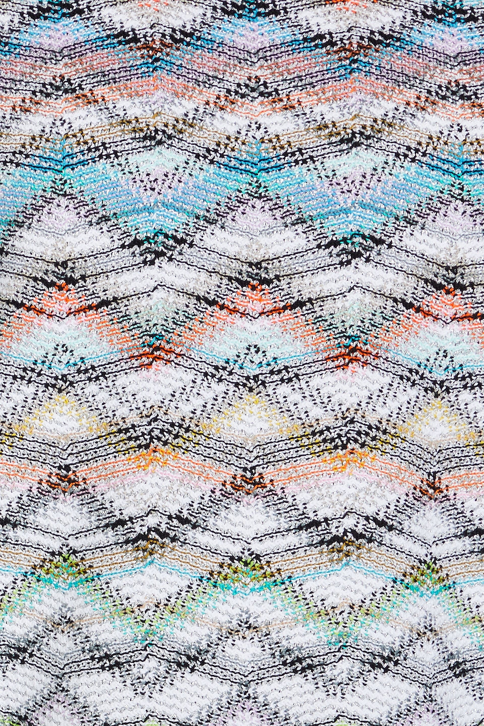 Shop Missoni Metallic Crochet-knit Cotton-blend Sweater In Weiss