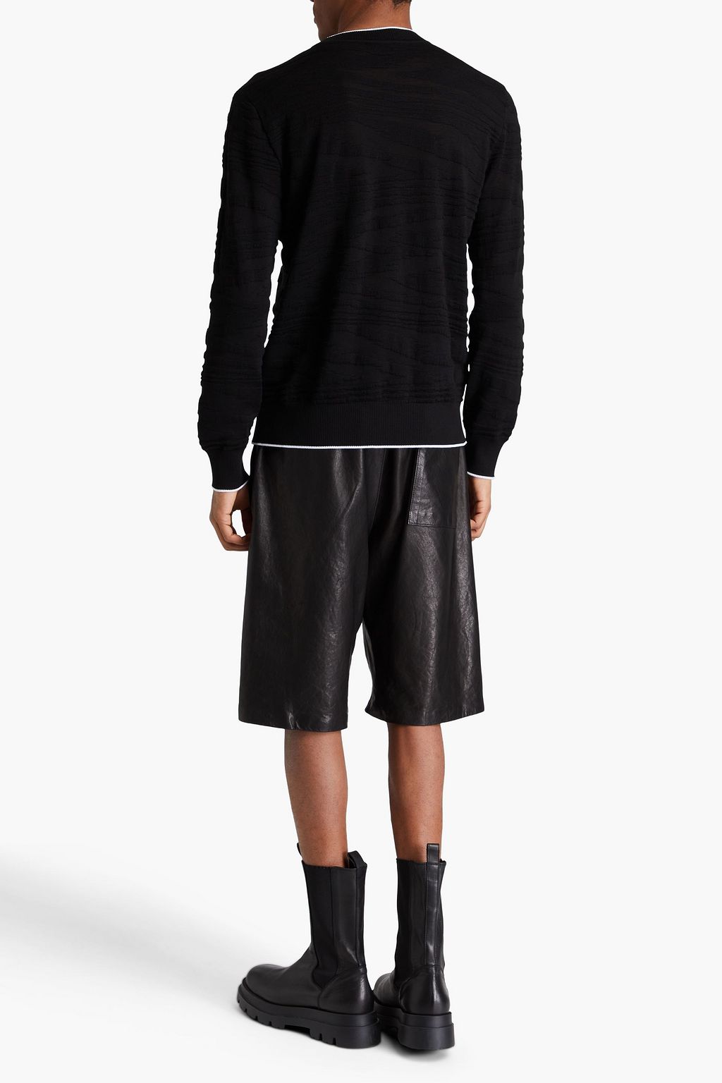 MISSONI Jacquard-knit wool-blend sweater