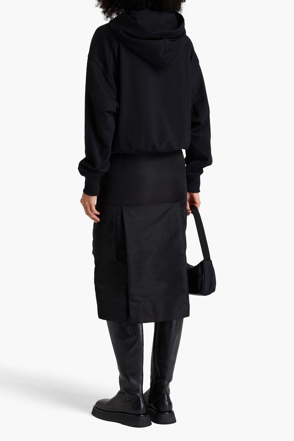 Y-3 フレンチコットン混テリー フーディ