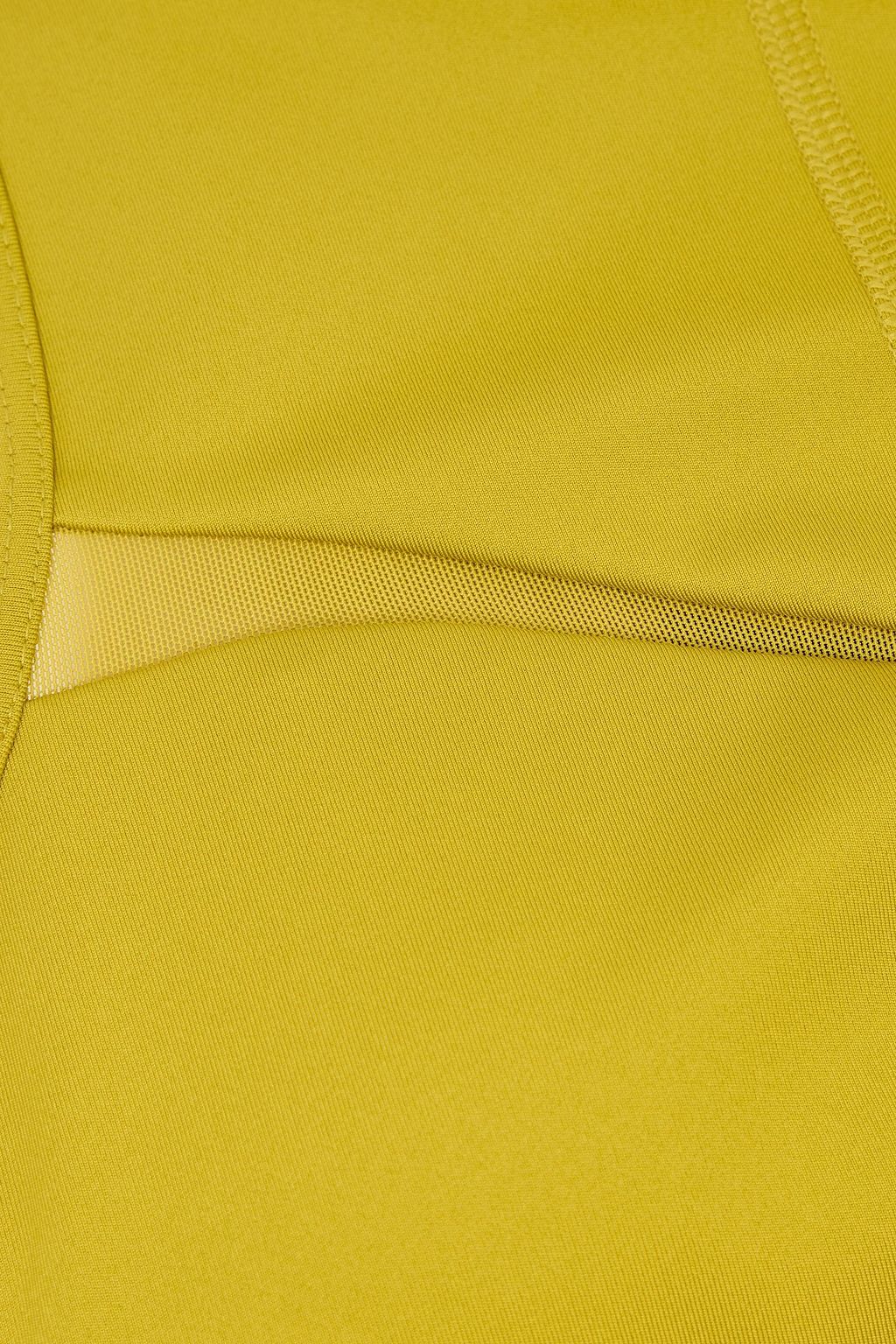 ADIDAS BY STELLA MCCARTNEY حمالة صدر رياضية مصنوعة من نسيج مطاط ومزينة بطبعة شعار العلامة