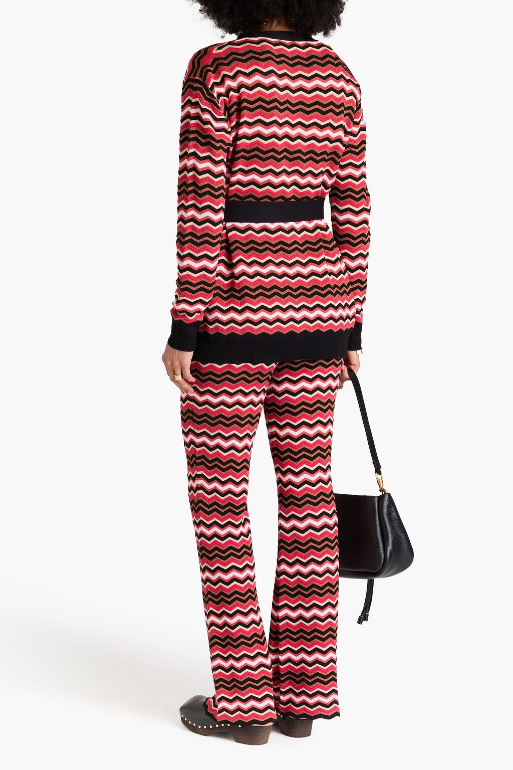 MISSONI كارديغان مصنوع من مزيج من القطن بحبكة كروشيه