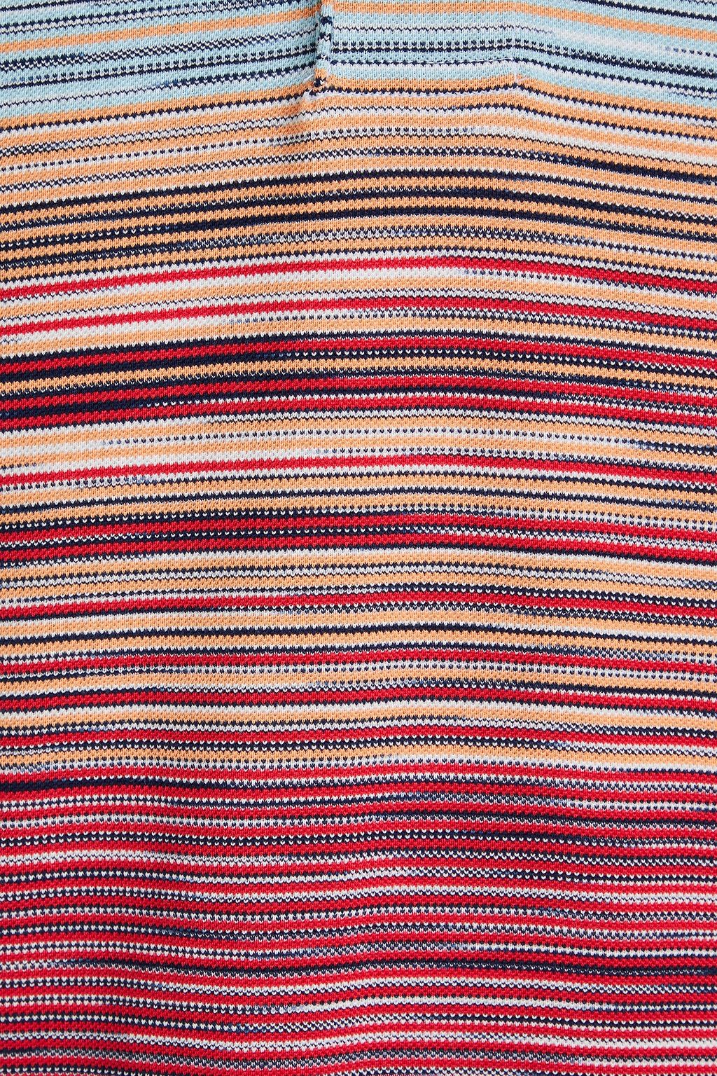 MISSONI قميص بولو من القطن بألوان متداخلة