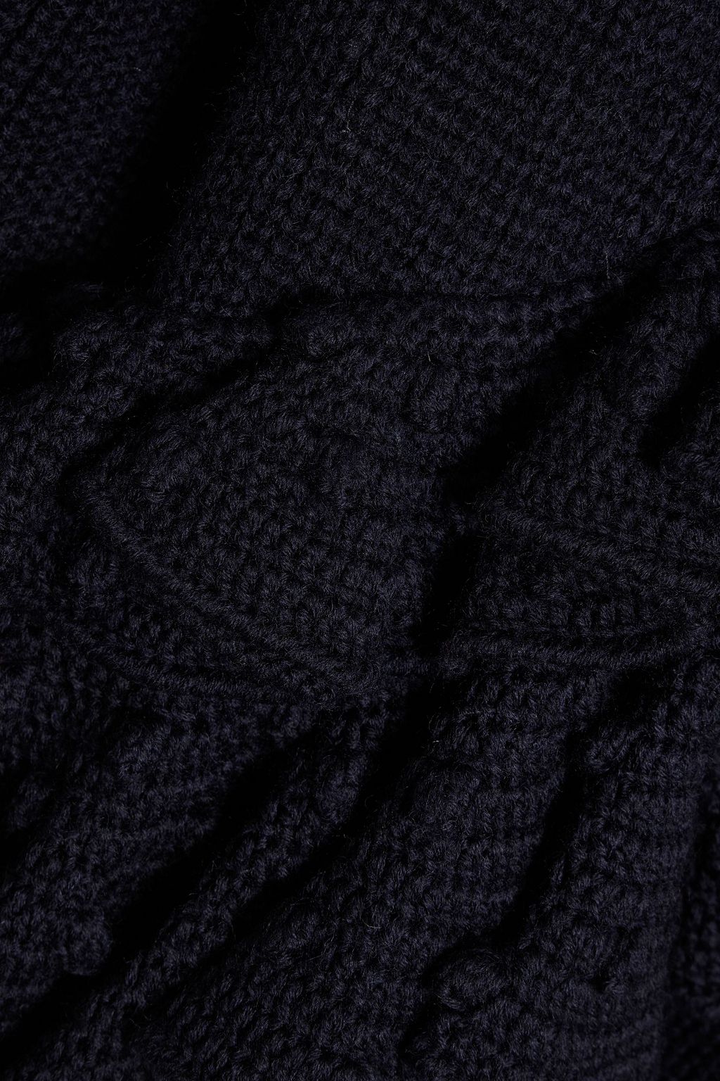VALENTINO GARAVANI Ruffled wool mini dress