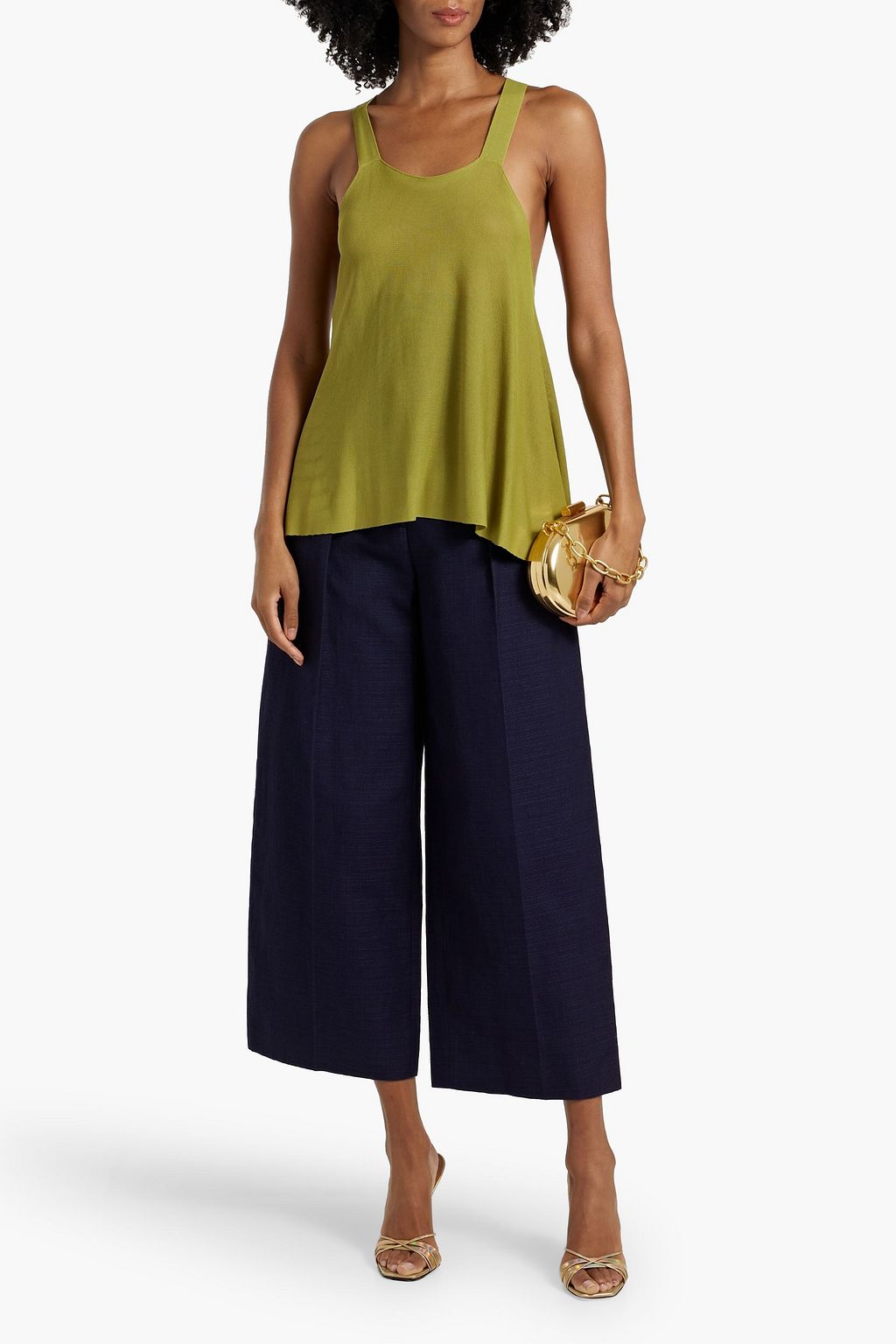 VALENTINO GARAVANI Open-back knitted top