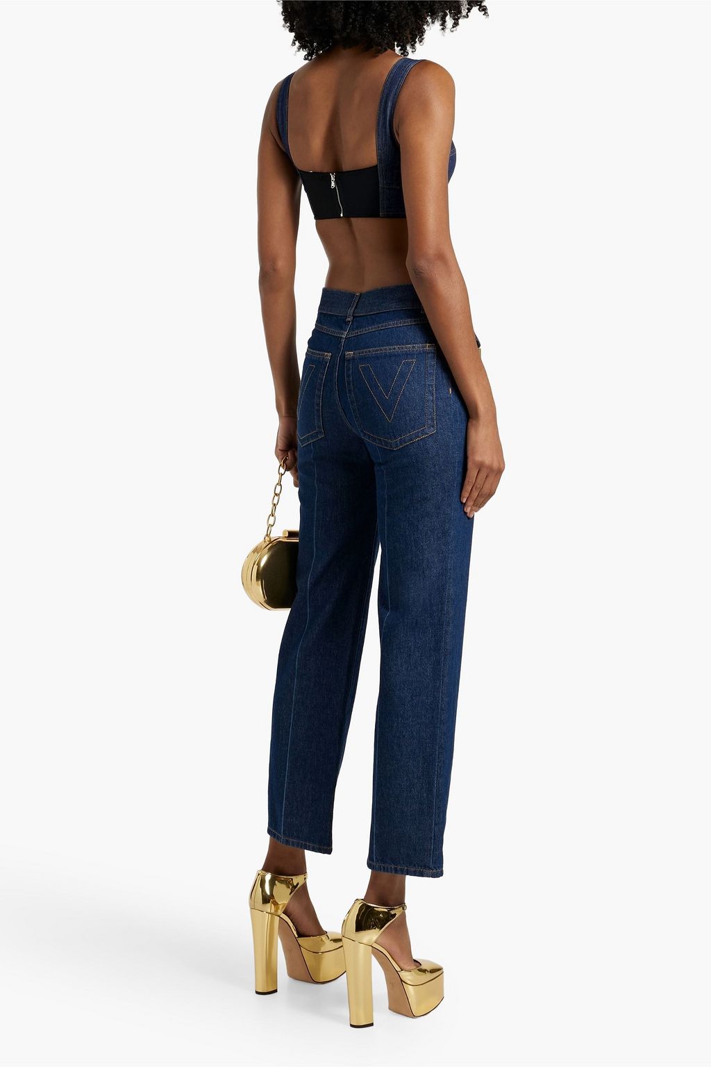 DOLCE&GABBANA Denim bra top