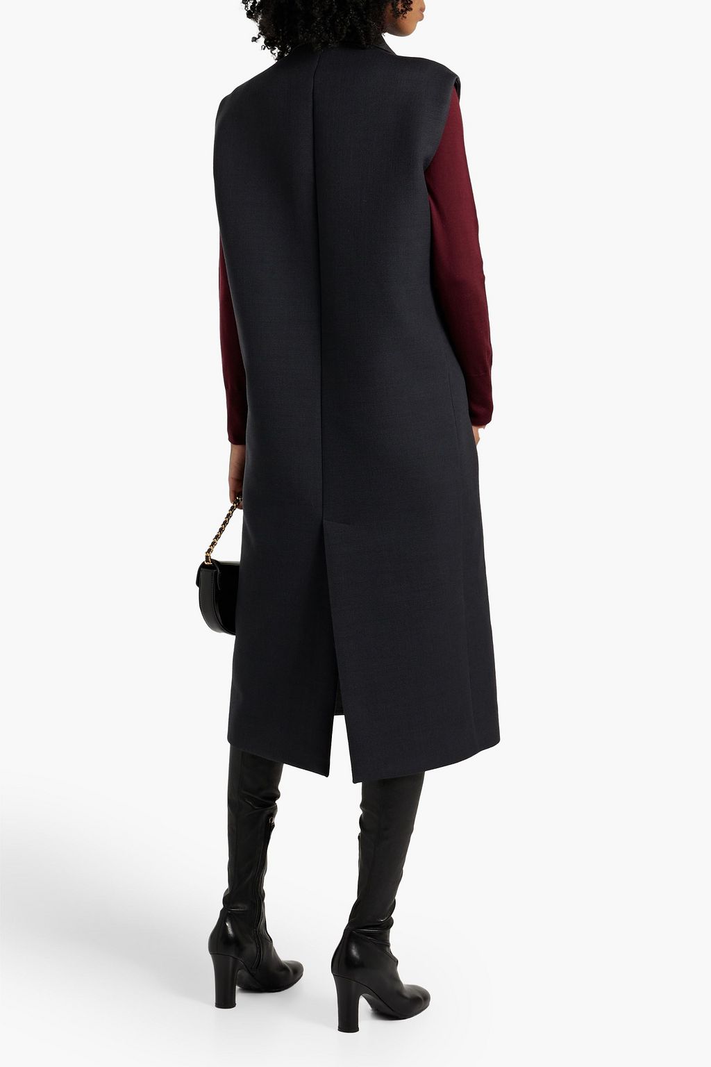 VALENTINO GARAVANI Double-breasted wool-blend twill vest
