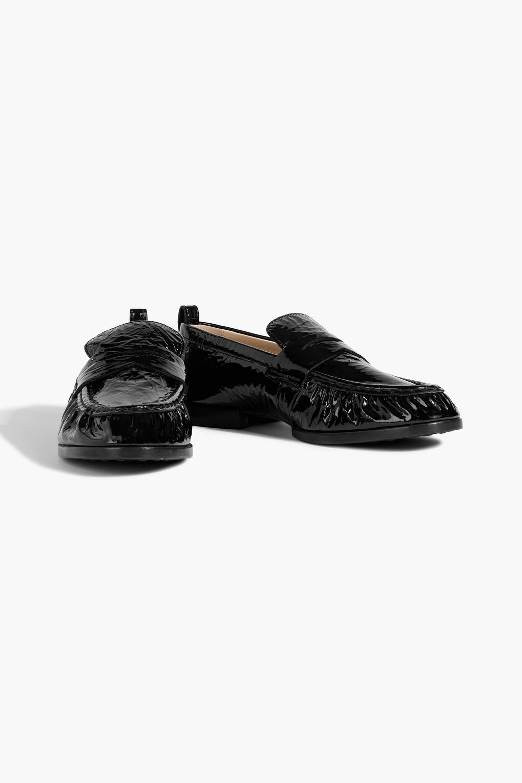 Patent leather loafers black EU 35