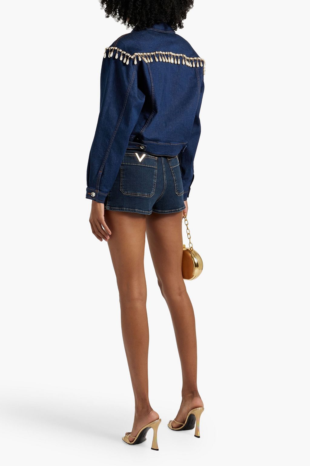 DOLCE&GABBANA Embellished denim jacket