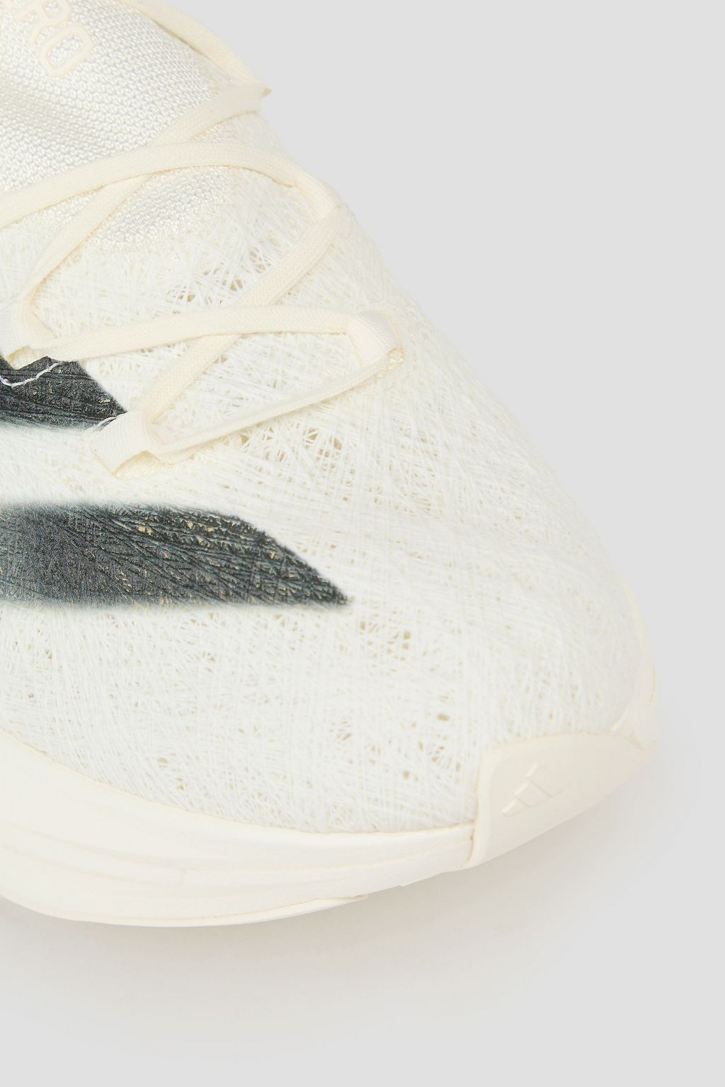 Y-3 Prime X faux leather and stretch-knit sneakers