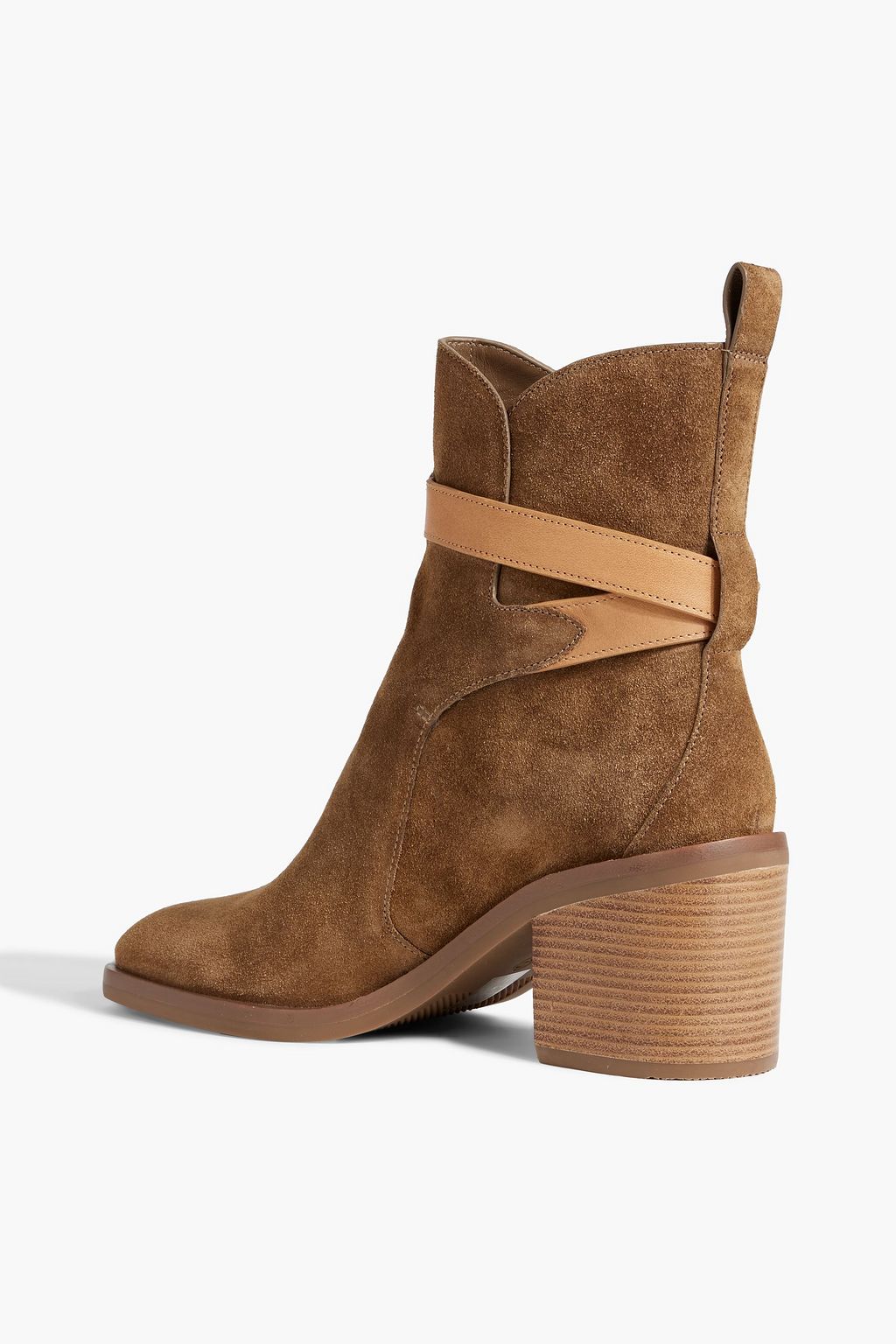 3.1 PHILLIP LIM Alexa leather-trimmed suede ankle boots
