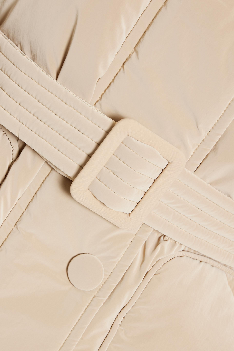 Ienki Ienki Michlin Quilted Shell Hooded Down Jacket In Ivory