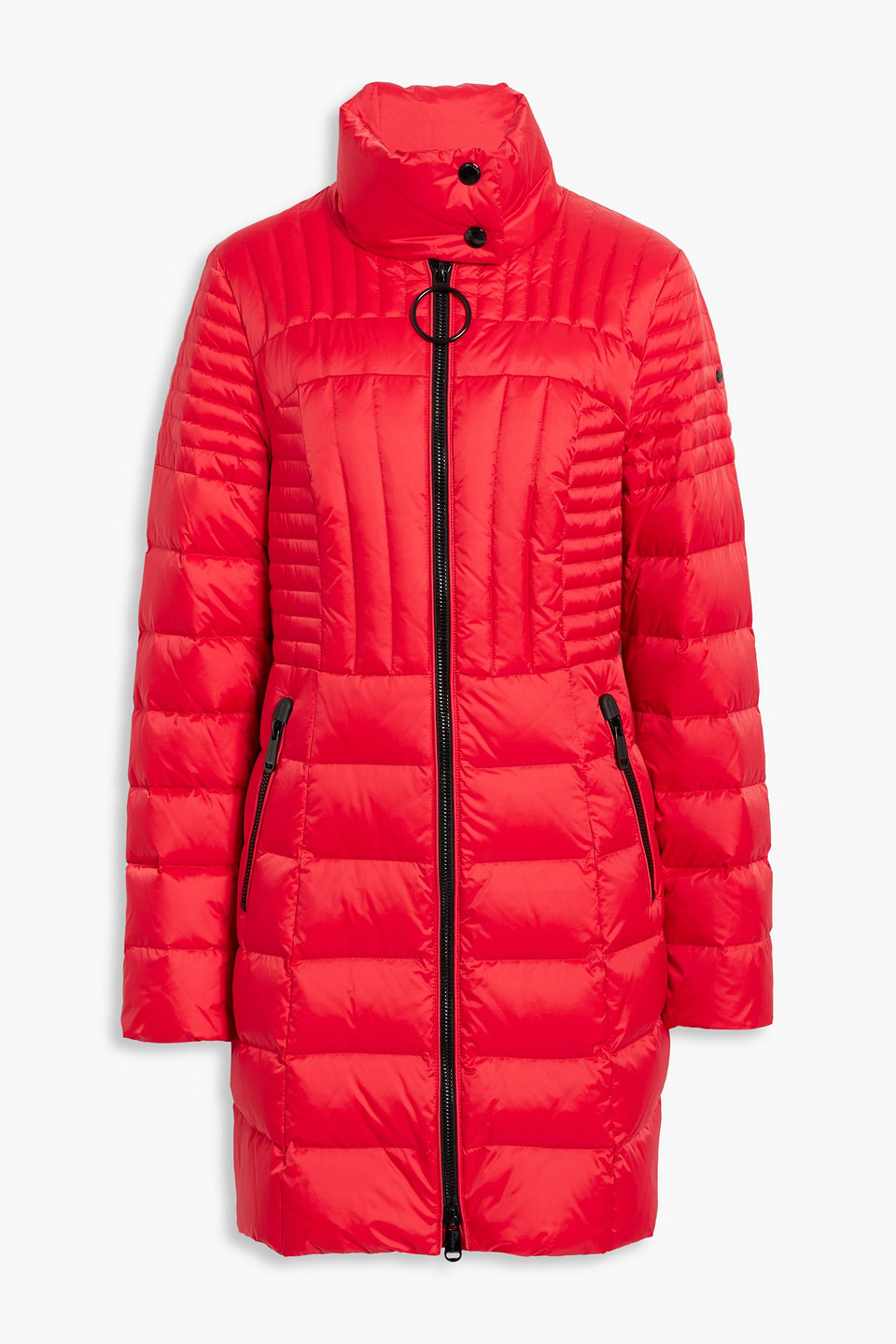 Goldbergh Traverse Quilted Shell Down Coat In Red